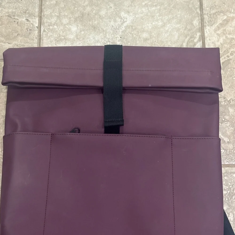 Ucon Acrobatics Hajo Medium Backpack Maroon Burgundy Roll Top Laptop Bag Unisex